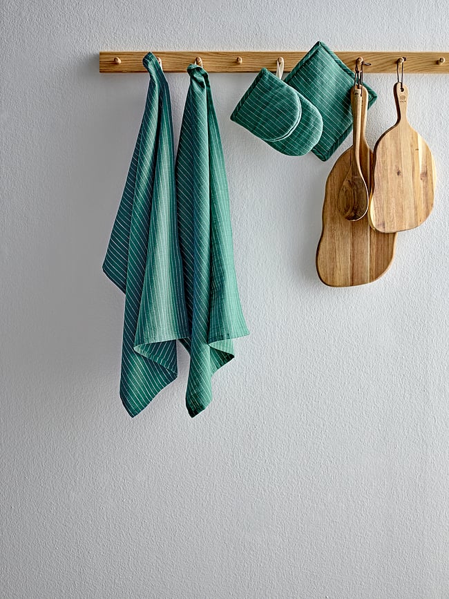 Manoplas de Cocina Line, azules, 2 unidades