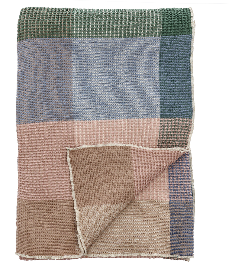 Artisan Plaid, 130 x 170 cm, bleu