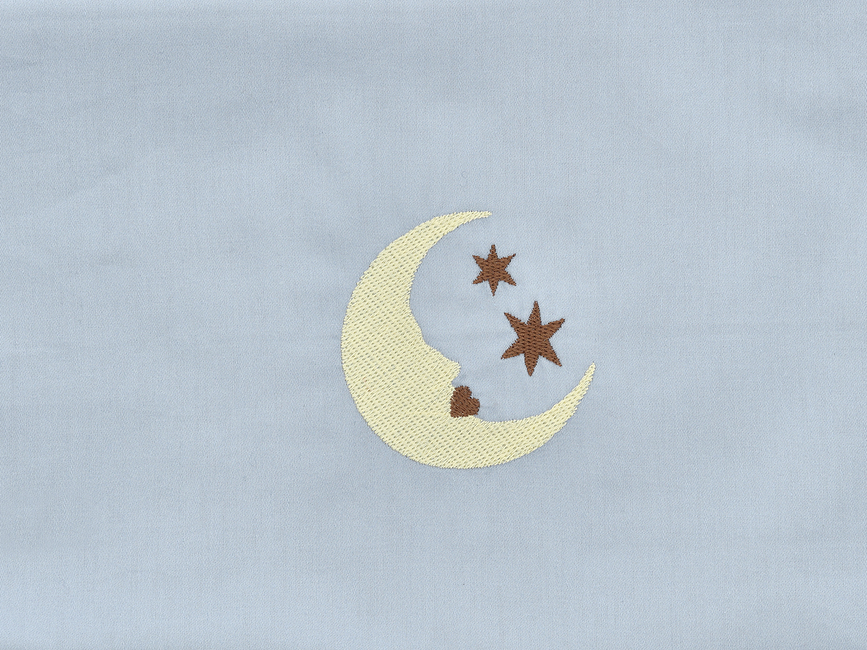 Bonne Nuit Posteljina 140x220 cm i jastučnica 60x63 cm plava s patentnim zatvaračem