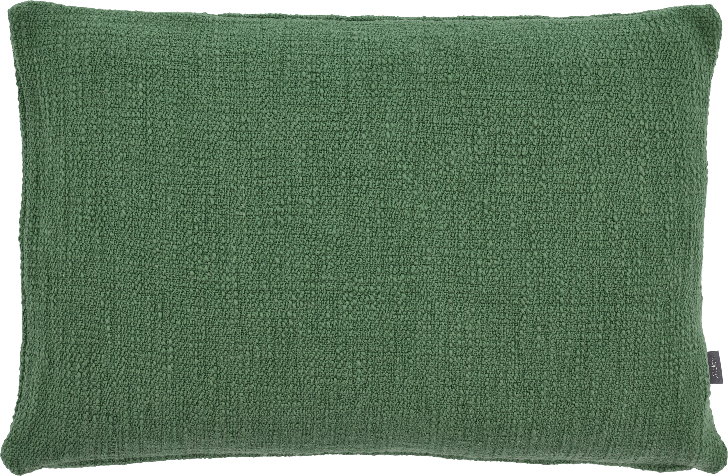 Bouclé Dekoratives Kissen 40 x 60 cm grün