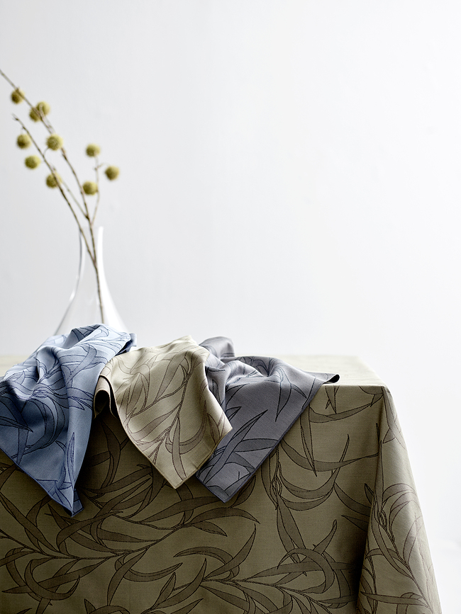 Breeze Damask Nappe 140 x 270 cm, kaki