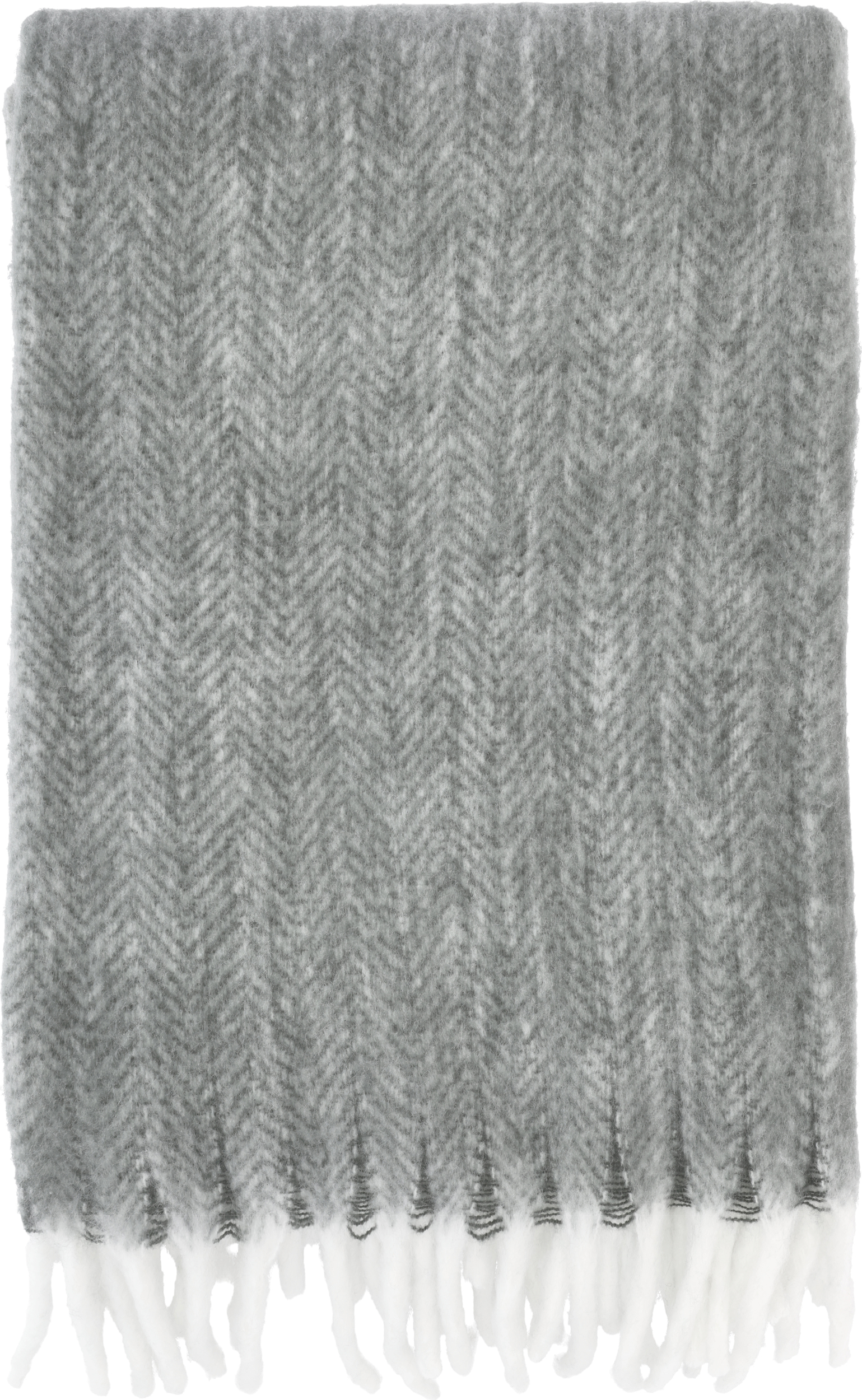 Brushed Decke 150 x 200 cm grau