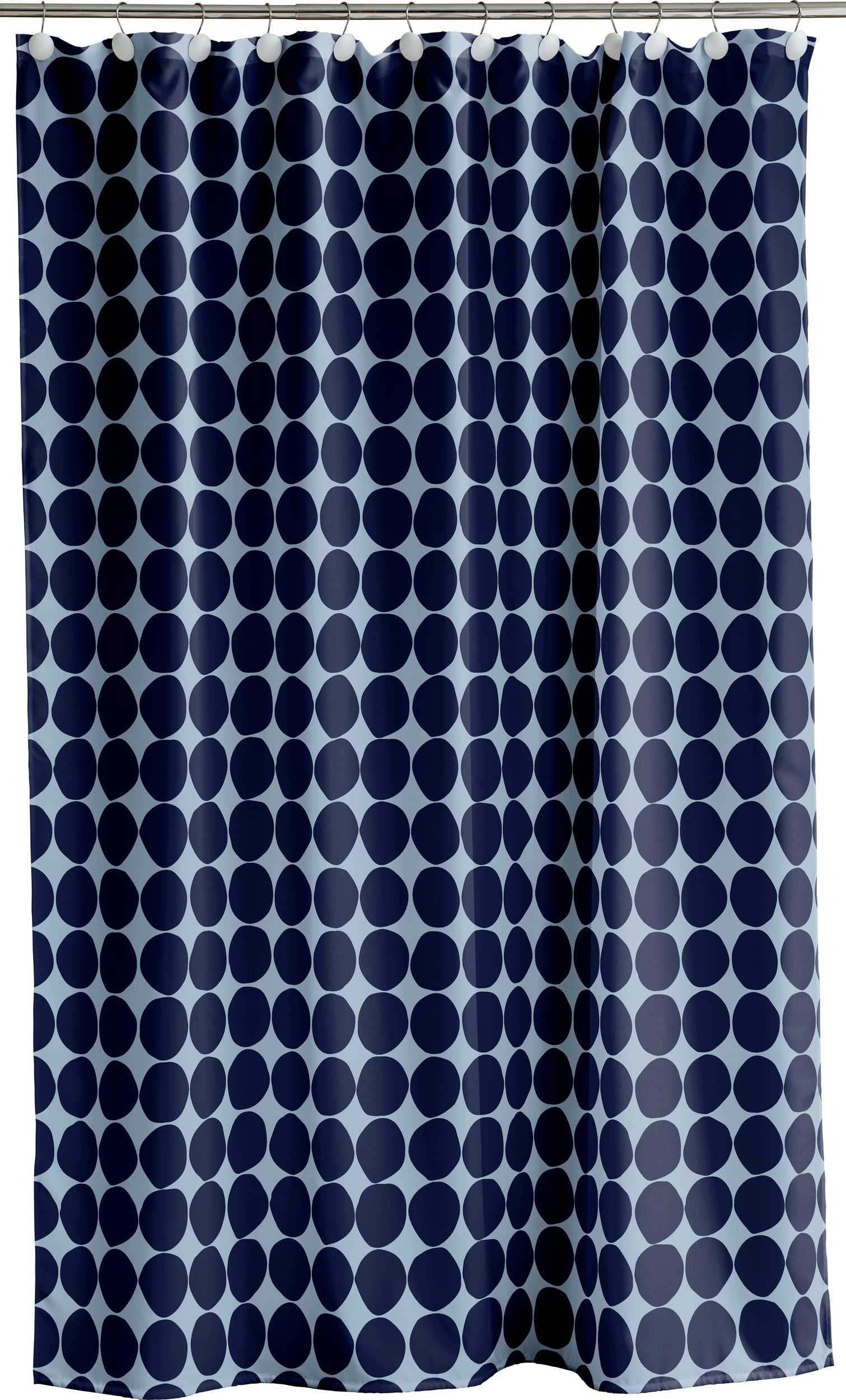 Bubbles Duschvorhang 180 x 200 cm blau
