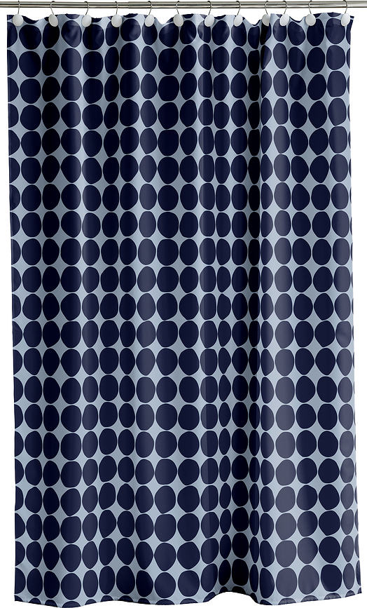 Bubbles Κουρτίνα Μπάνιου, 180 x 200 cm, μπλε