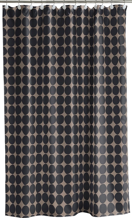 Bubbles Tuš Zavjesa 180 x 220 cm crno-smeđa