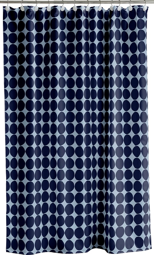 Bubbles Zavjesa za tuš 180 x 220 cm tamnoplava