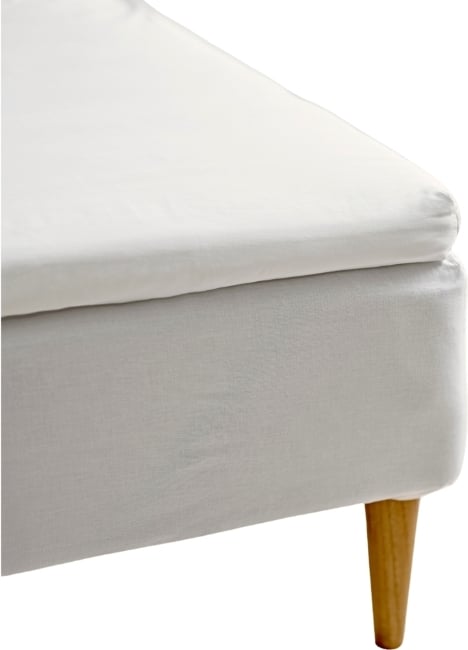 Calm Bettlaken mit Gummizug 140 x 200 x 8 cm beige