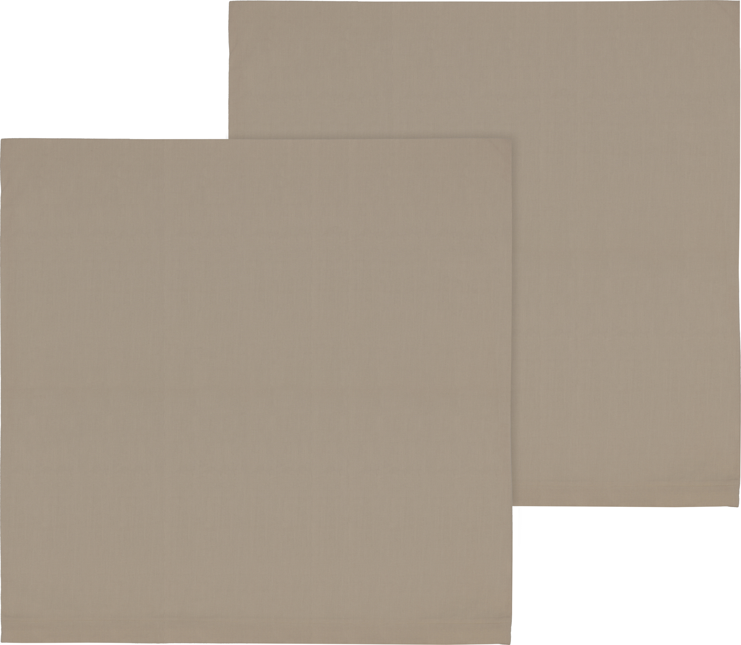 Calm Kissenbezüge 60 x 63 cm taupe 2 St.
