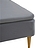 Calm Plahta s gumicom 180 x 200 x 8 cm siva