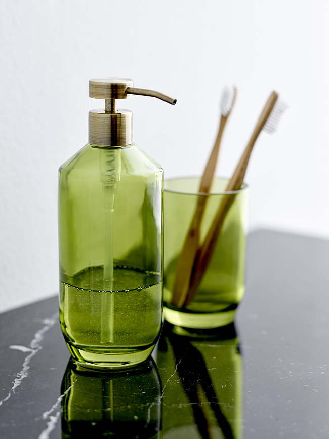 Vintage Čaša za četkice za zube mala zelena