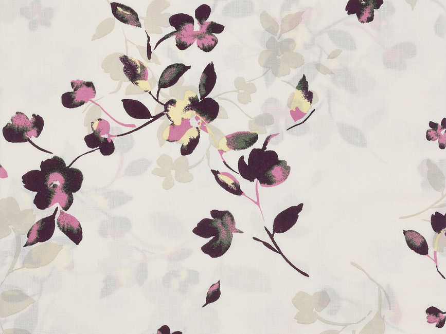 Cherry Blossom Posteljnina, 140 x 200 cm, kremno-roza, s prevleko za vzglavnik 60 x 63 cm, zapiranje na zadrgo