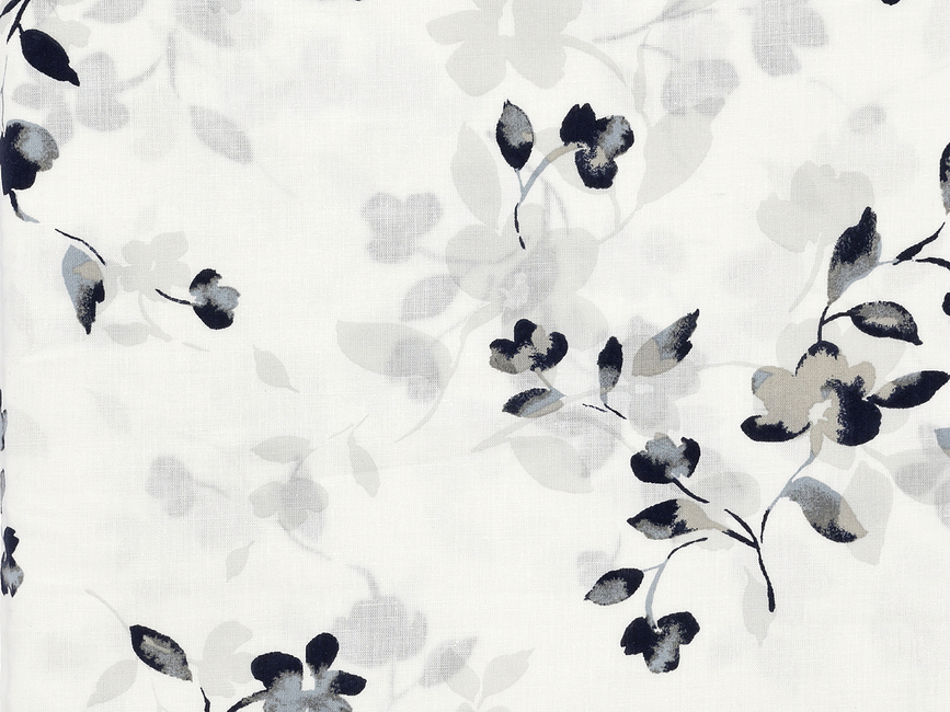 Cherry Blossom Σετ Παπλωματοθήκης, 140 x 200 cm, κρεμ-γκρι, με φερμουάρ, 60 x 63 cm, 2 τμχ