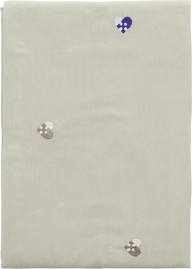 Christmas Hearts Embroidery Nappe 140 x 220 cm