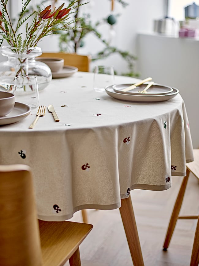 Christmas Hearts Vezenina Prt, 180 cm, roza-rjava