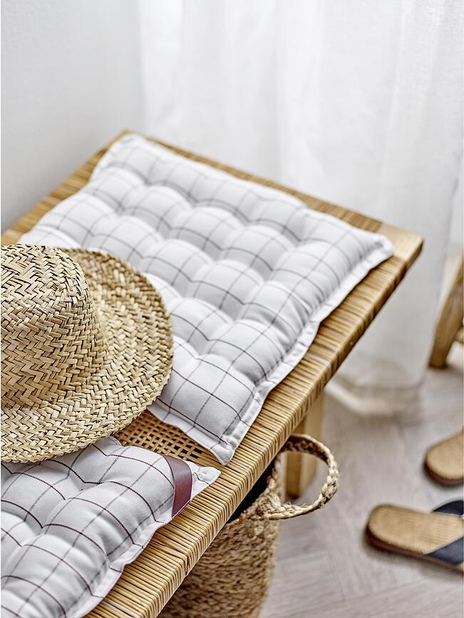 Cojín de Asiento Vista, 40 x 40 cm, blanco