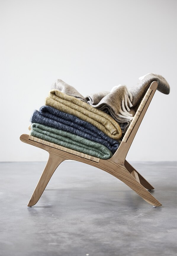 Colcha Brushed, 150 x 200 cm, verde oliva