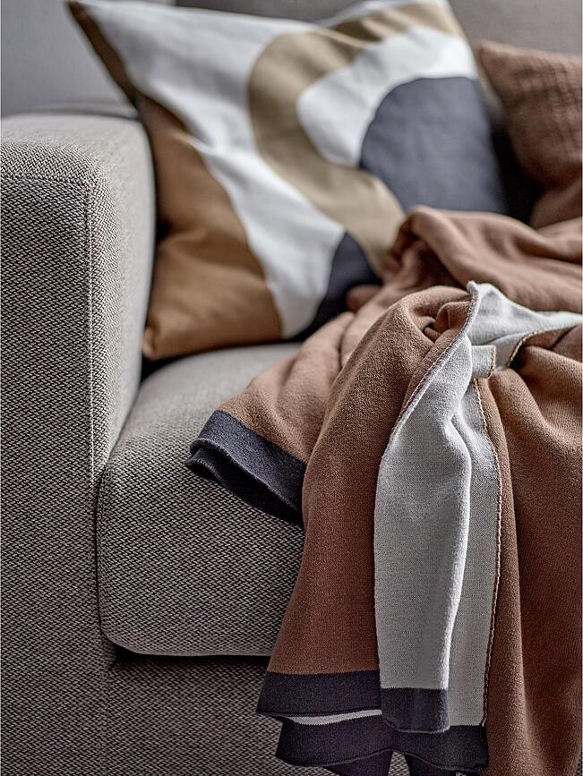 Collage Okrasna blazina, 45 x 45 cm, zeleno-bež