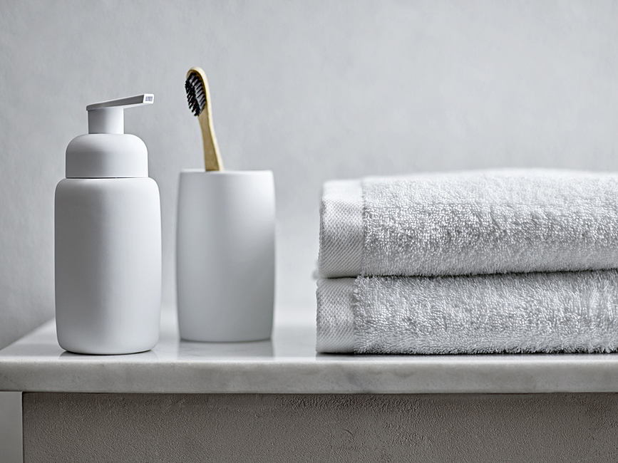 Comfort Organic II Serviette 50 x 100 cm, gris clair