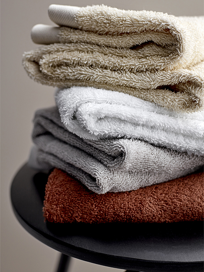 Comfort Organic II Serviette 50 x 100 cm, gris clair