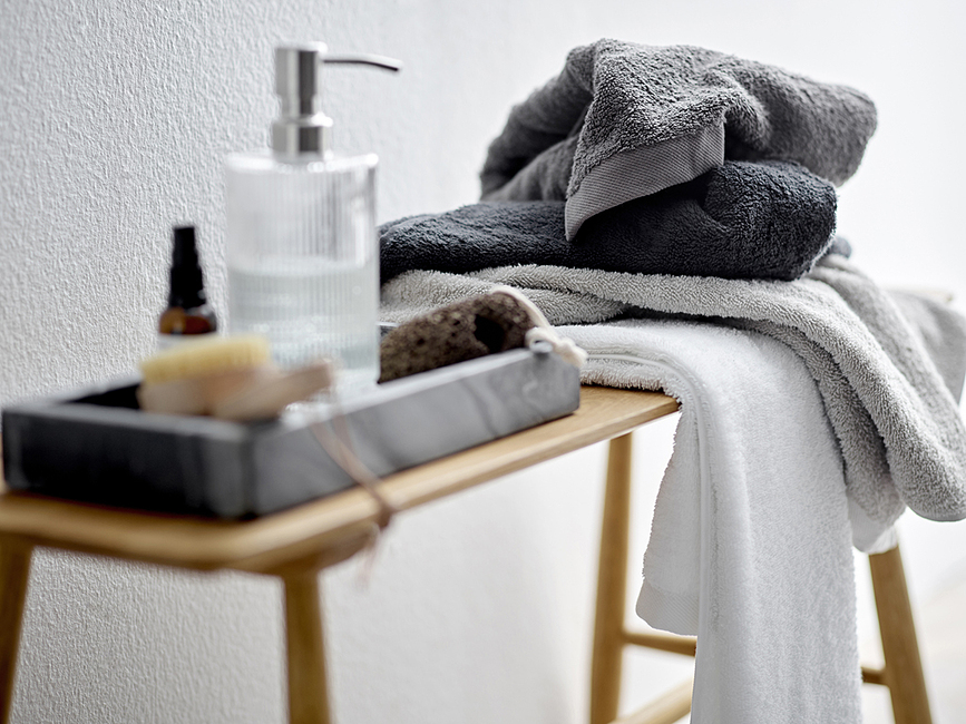 Comfort Organic II Serviette de Bain 70 x 140 cm, gris clair