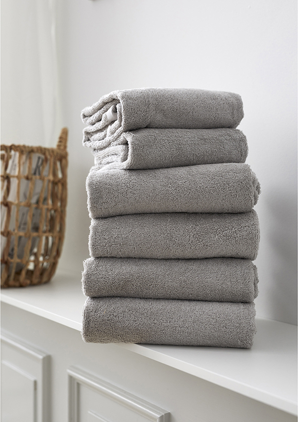 Comfort Organic II Serviette de Bain 70 x 140 cm, gris clair