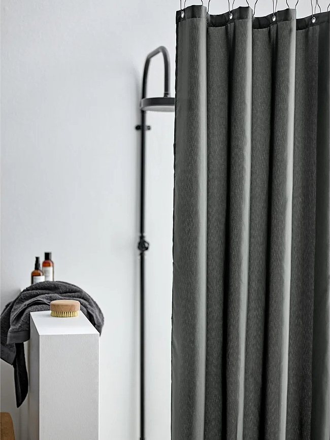 Comfort Shower Curtain 180 x 220 cm, anthracite