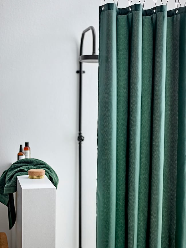 Comfort Zavesa za prho, 180 x 200 cm, bež, iz recikliranega materiala