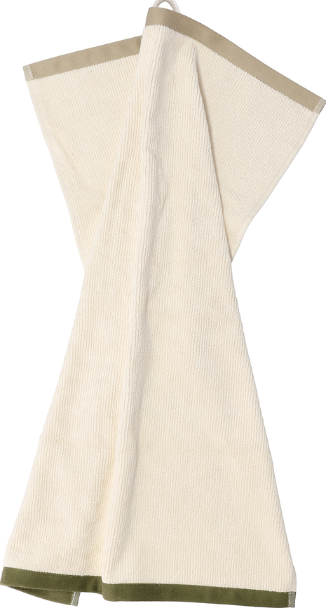 Contrast Serviette 50 x 70 cm, beige et marron