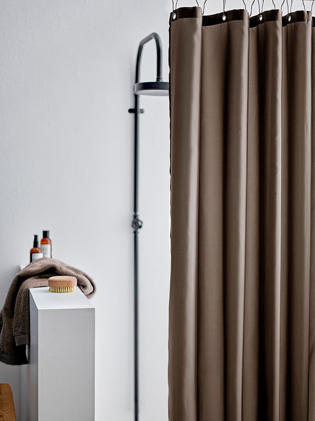 Cortina de Ducha de material reciclado Comfort, 180 x 200 cm, beige