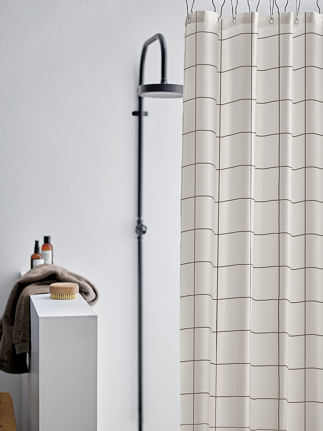 Cortina de Ducha Vista, 180 x 220 cm, gris