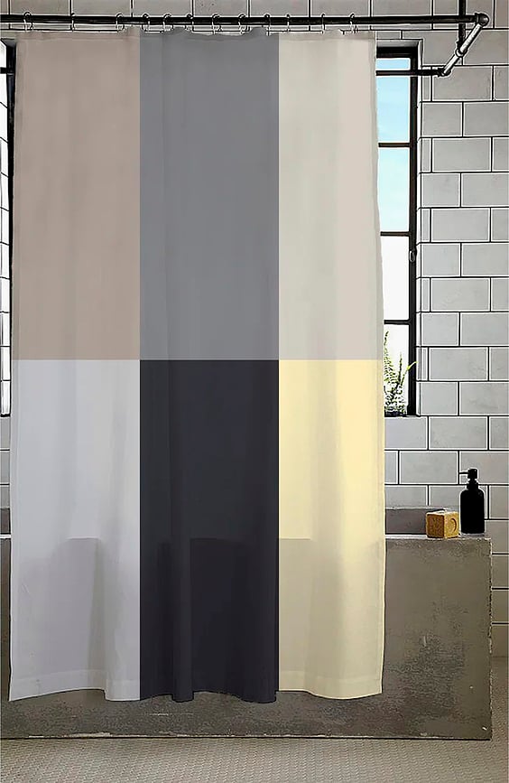 Dušas aizkars Fusion 180 x 200 cm, zaļpelēks