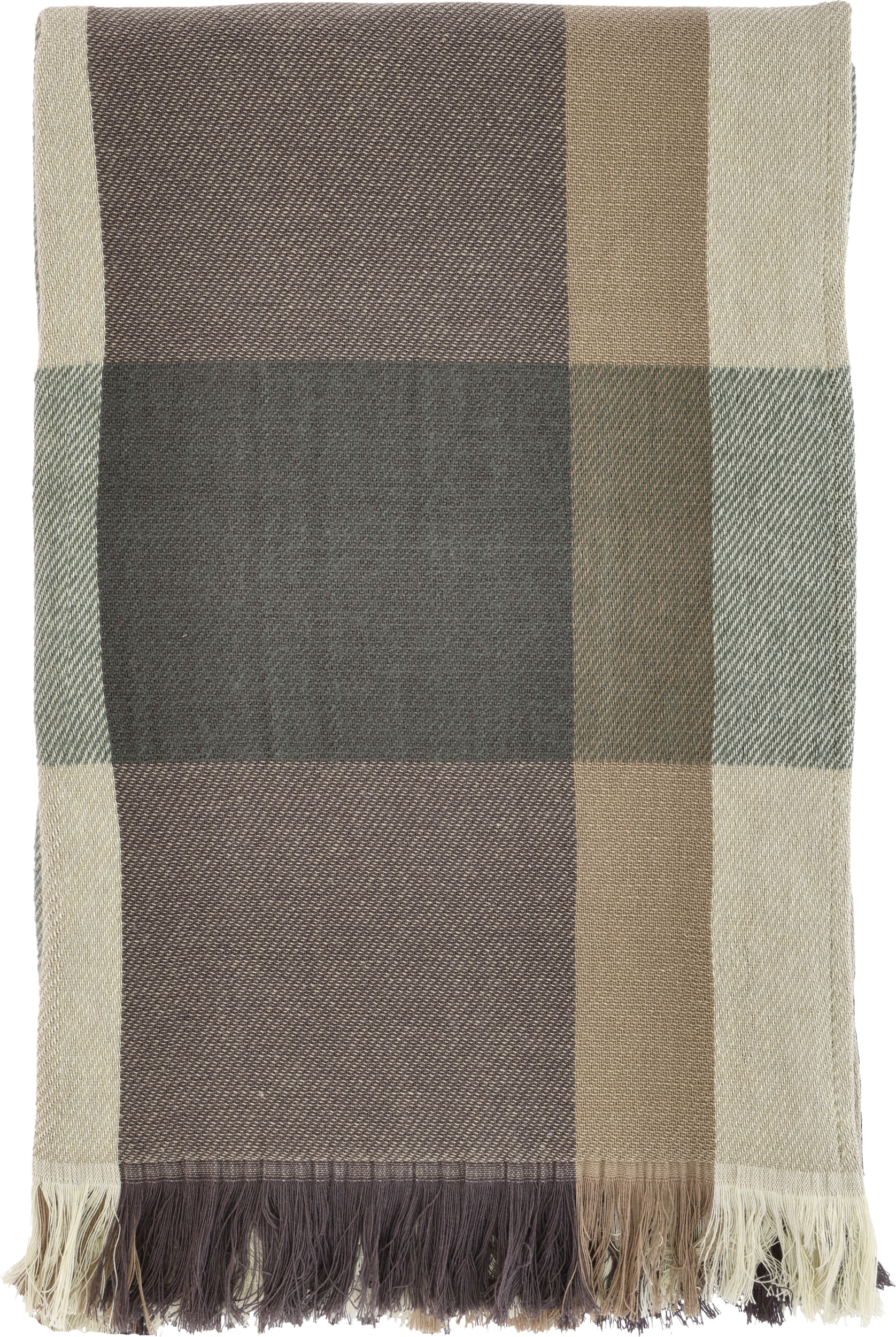Embrace Decke 130 x 170 cm braun-grün