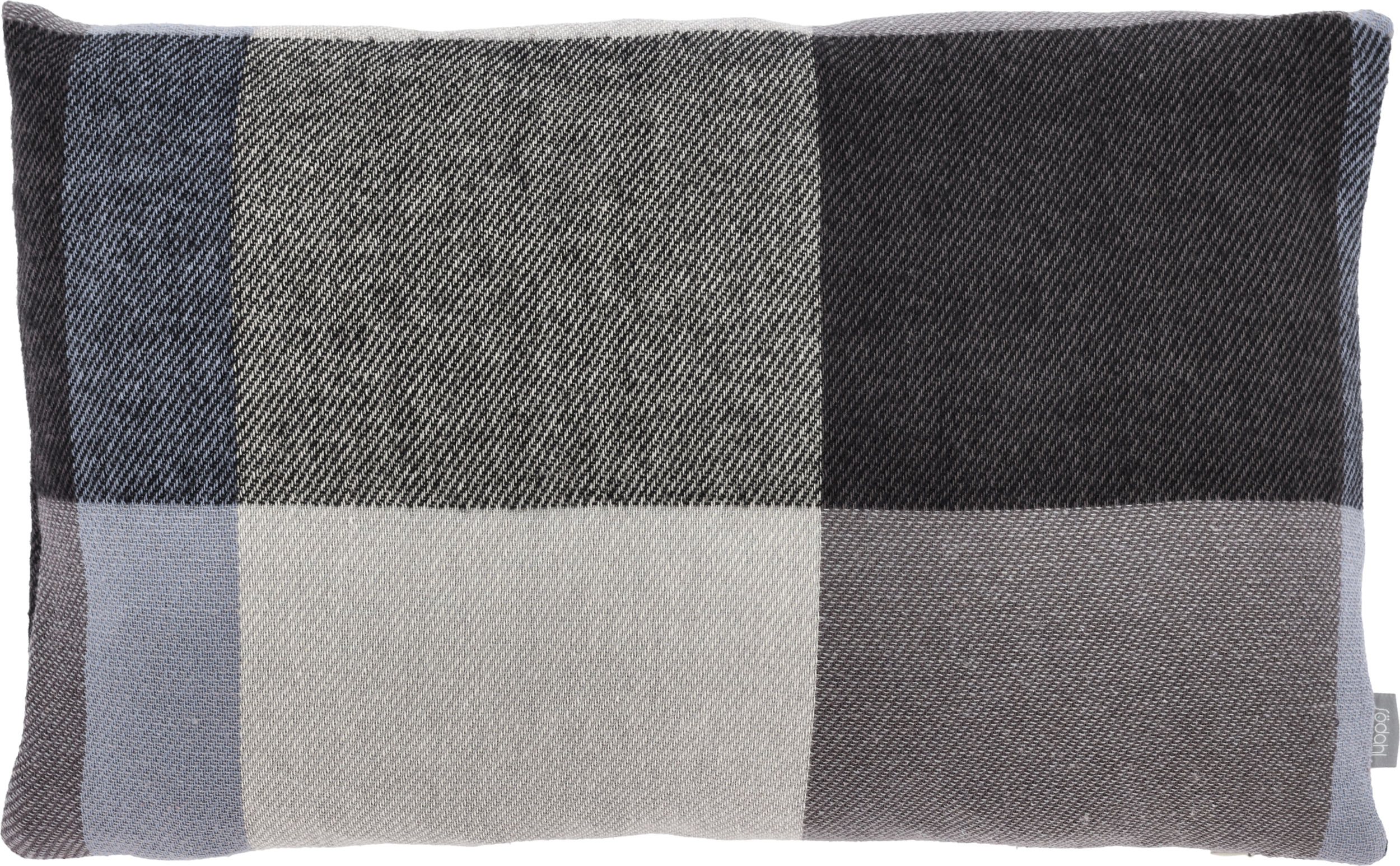 Embrace Dekoratives Kissen 30 x 50 cm schwarz-grau