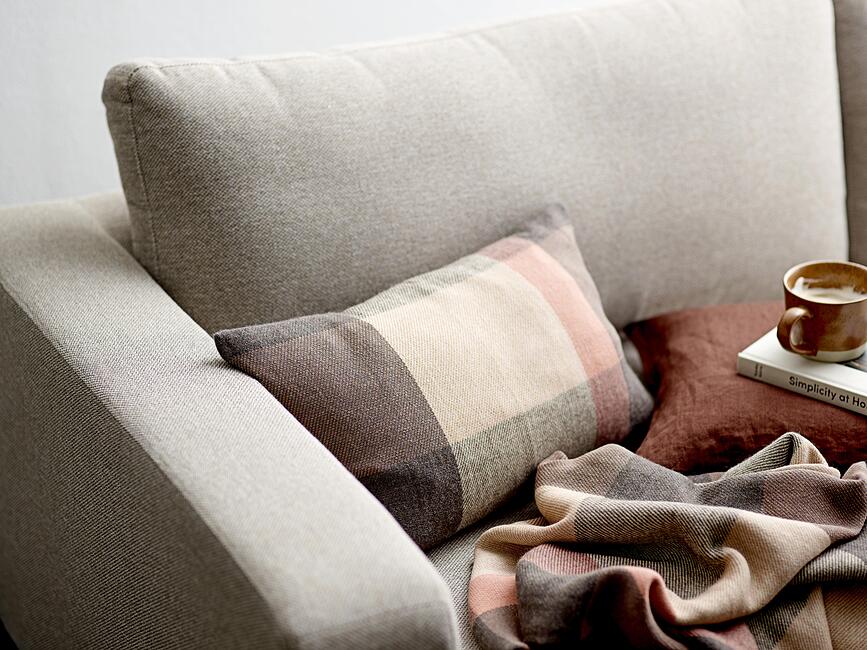 Embrace Κουβέρτα, 130x170 cm, καφέ-πορτοκαλί