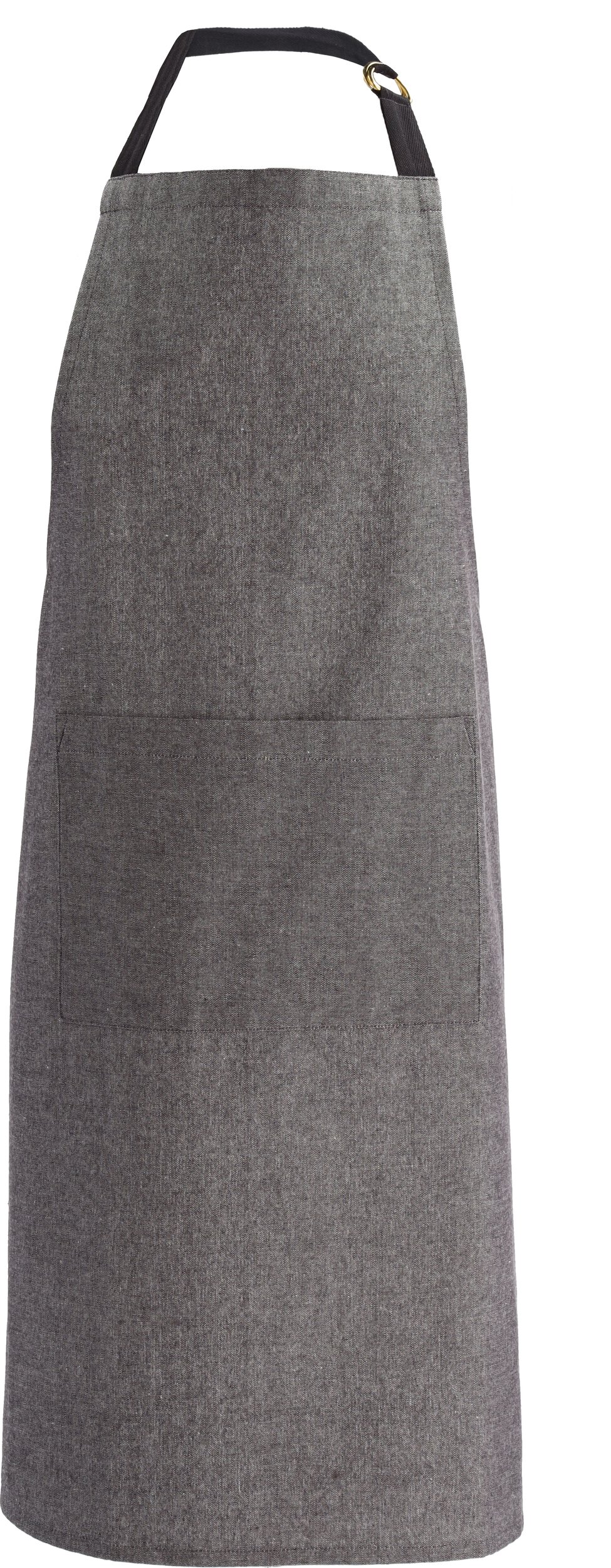 Fartuch kuchenny Chambray Organic długi szary