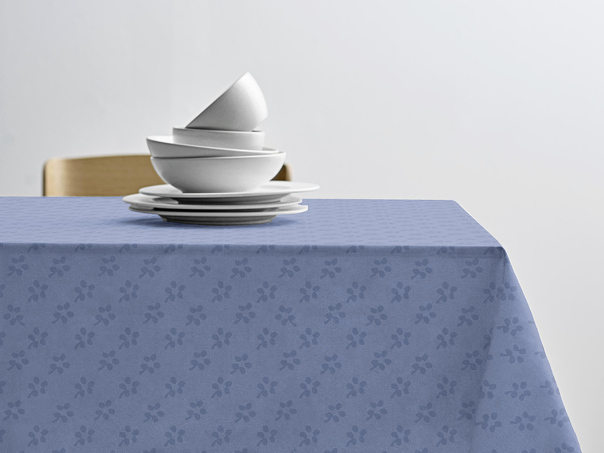 Forget Me Not Damask Τραπεζομάντιλο, 140 x 370 εκ., πράσινο