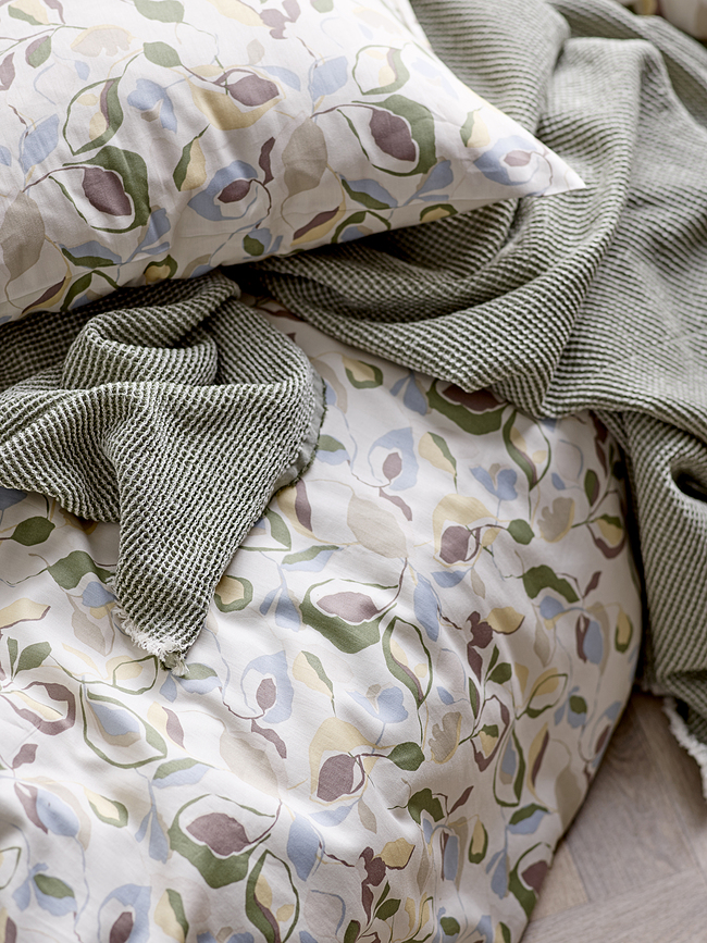 Funda Nórdica Abstract 135 x 200 cm, azul celeste, con funda de almohada 80 x 80 cm