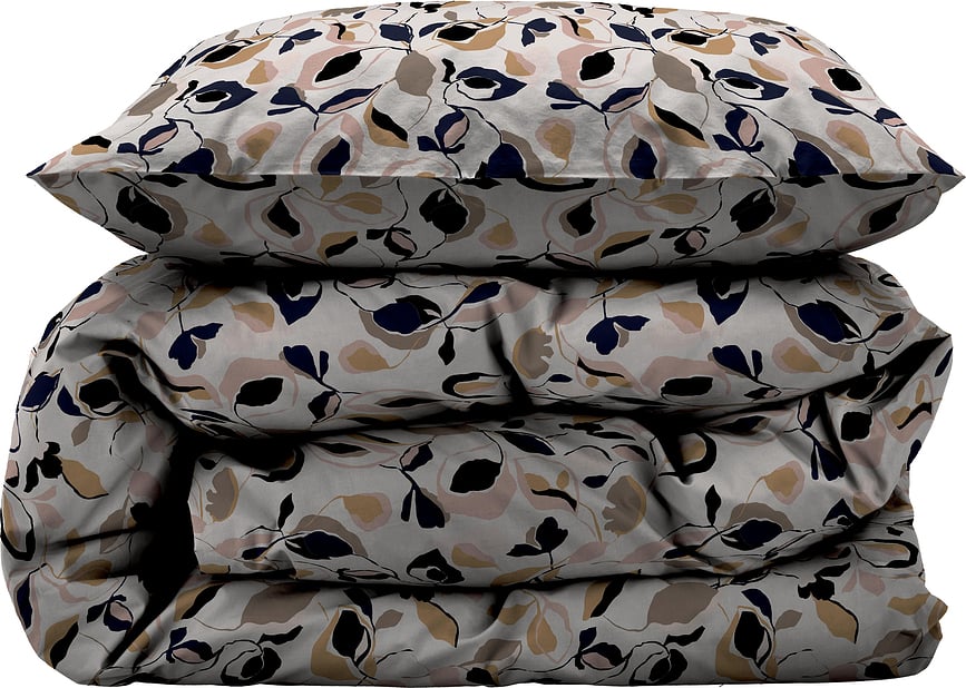 Juego de Funda Nórdica Abstract, 135 x 200 cm, rosa, con funda de almohada 80 x 80 cm