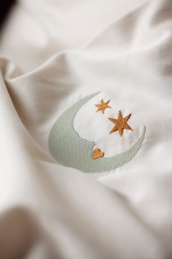 Funda Nórdica Bonne Nuit, 140 x 200 cm, beige, con funda de almohada 60 x 63 cm, cierre de cremallera