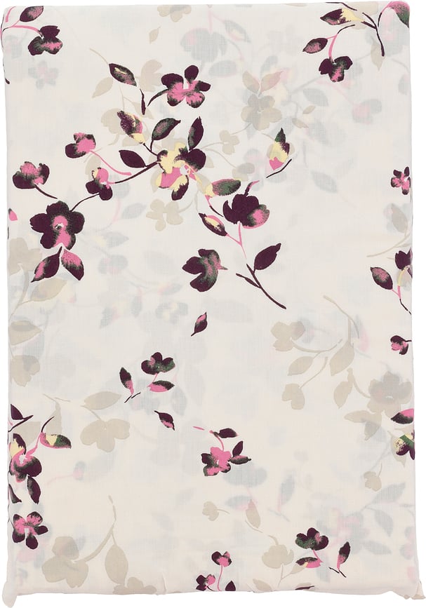 Funda Nórdica Cherry Blossom, 140 x 200 cm, crema y rosa, con funda de almohada 60 x 63 cm, cierre de cremallera