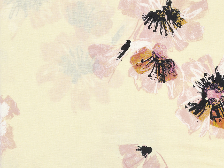 Funda Nórdica Flora, 140 x 220 cm, amarilla y rosa, con funda de almohada 60 x 63 cm, cierre de cremallera