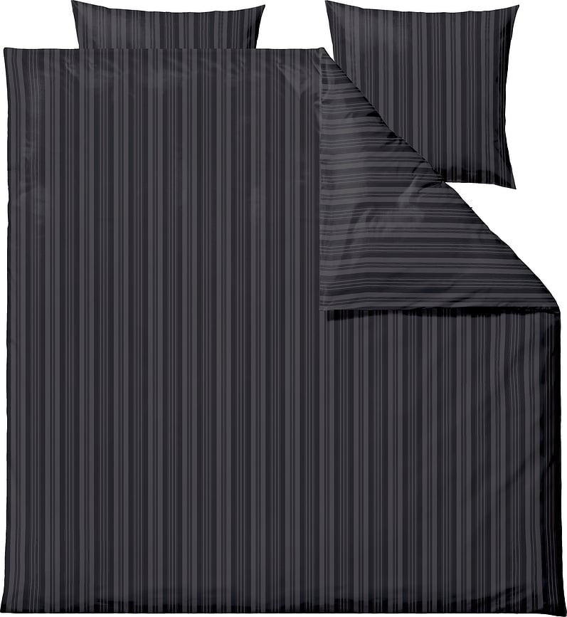 Funda Nórdica Noble, 200 x 220 cm, gris, con 2 fundas de almohada 60 x 63 cm