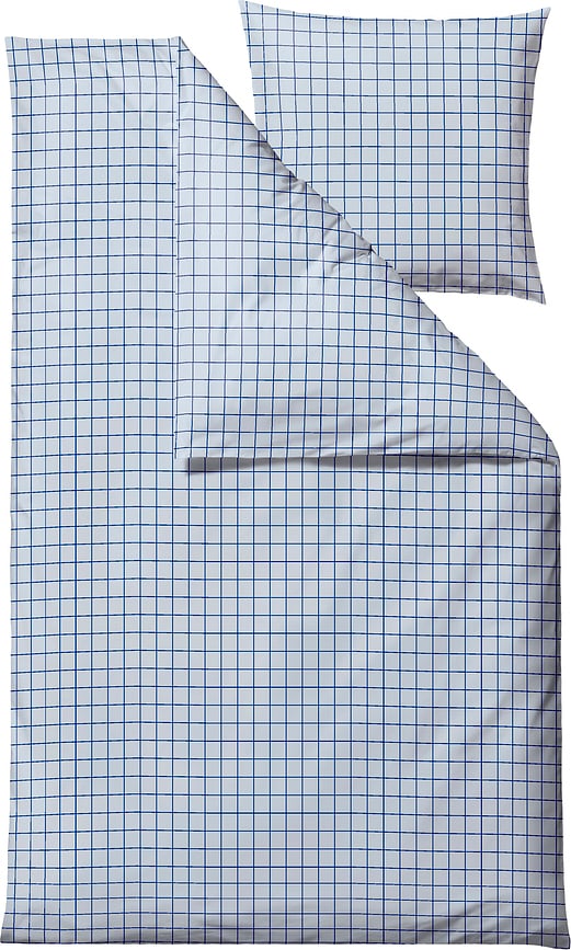 Funda Nórdica Vista, 140 x 220 cm, azul claro, con funda de almohada 60 x 63 cm