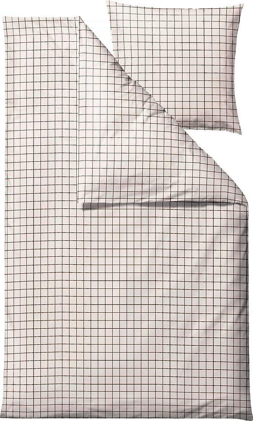 Funda Nórdica Vista, 140 x 220 cm, crema, con funda de almohada 60 x 63 cm