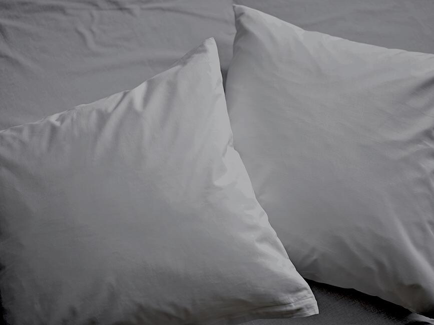 Fundas de Almohada Calm, 60 x 63 cm, beige, Pack de 2