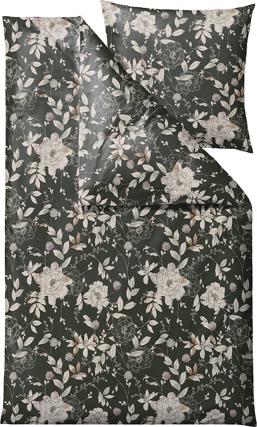 Garden Bloom Posteljina 135x200 cm zelena s jastučnicom 80x80 cm