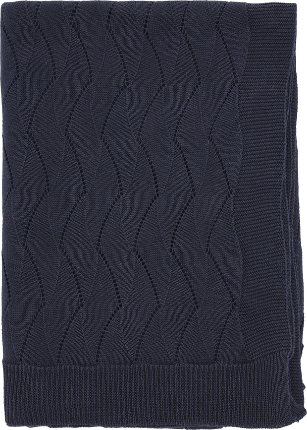 Gentle Plaid 130 x 170 cm, bleu marine