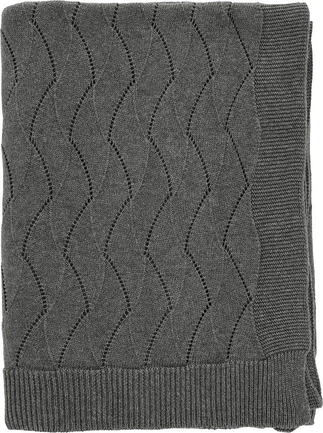 Gentle Plaid 130 x 170 cm, gris foncé