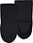 Guantes de cocina Soft, negros, 2 unidades