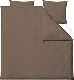 Gultas veļa Crisp ar 2 spilvendrānām 60 x 63 cm taupe krāsa 200 x 220 cm